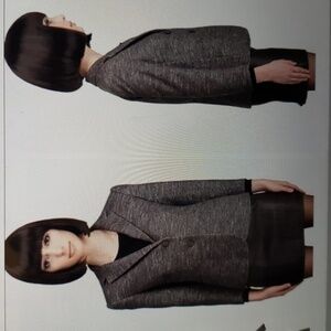 THEORY Tweed Wool Blend Kiersten K Strategy Blazer, Size 6